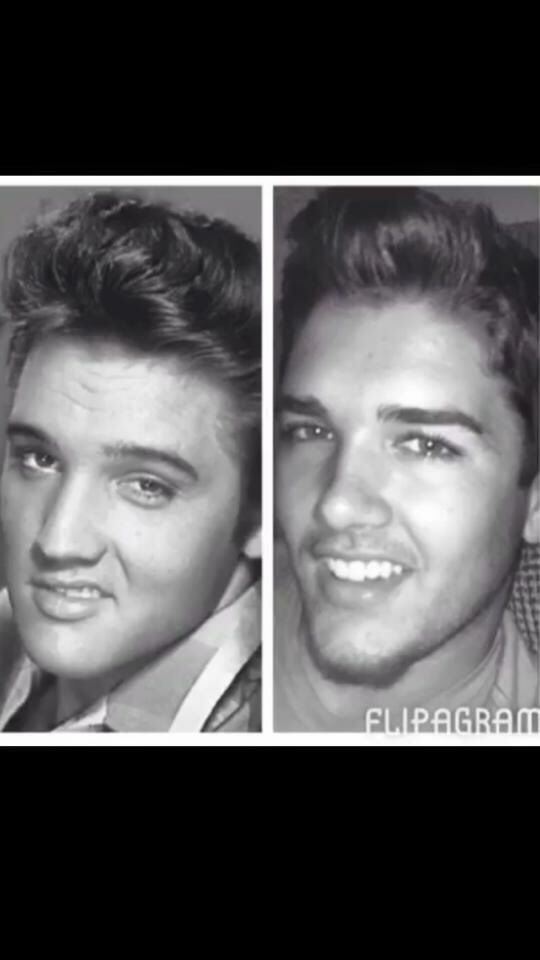 Smiling bc I know this Elvis lookalike is watching over us all 😇 #EthanStrong