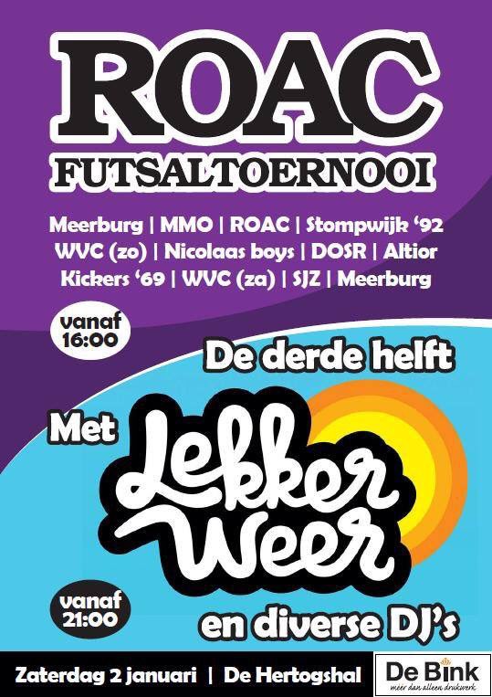 Het event ROAC-futsaltoernooi 15/16 is aangemaakt op FB. Meld je aan en blijf op de hoogte! facebook.com/events/1665565…