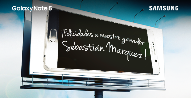 SamsungChile's tweet photo. ¡#NoteAFriend ya tiene ganador! @sebaelectrosmo se lleva el espectacular #GalaxyNote5. ¡Muchas felicitaciones! https://t.co/9c66NPqfmf