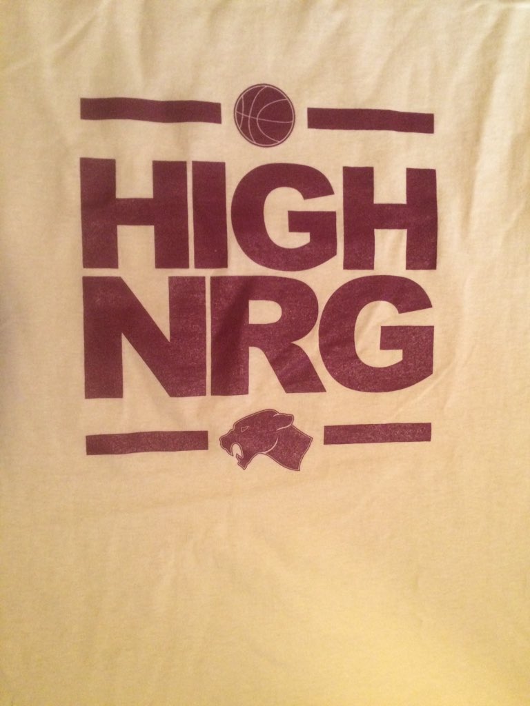 Get your official "High NRG" Shirt tonight for only $5 at #MidnightMadness #HighNRG #PantherPit #WelcomeToTheJungle