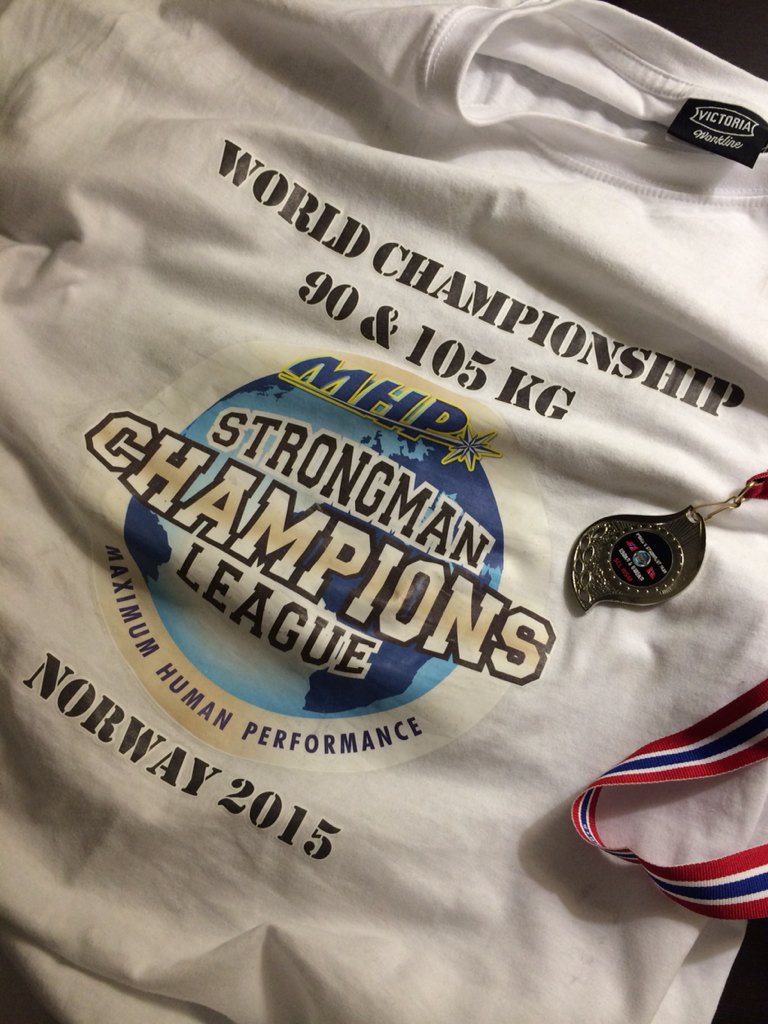 BromilowMike's tweet photo. 16th place in 2015 worlds strongest man u105. Very happy. #wsm #strongman #worldsstrongestman #wsw #gym #uks #monsta https://t.co/juCP6ZAcxP