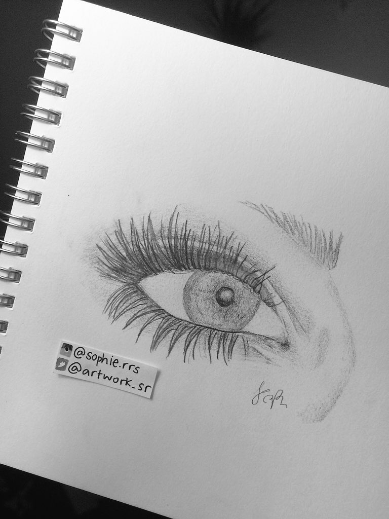 artwork_sr's tweet photo. had a go at drawing the stunning @AndreaRussett 's eye :) https://t.co/fAFK8EuaxU