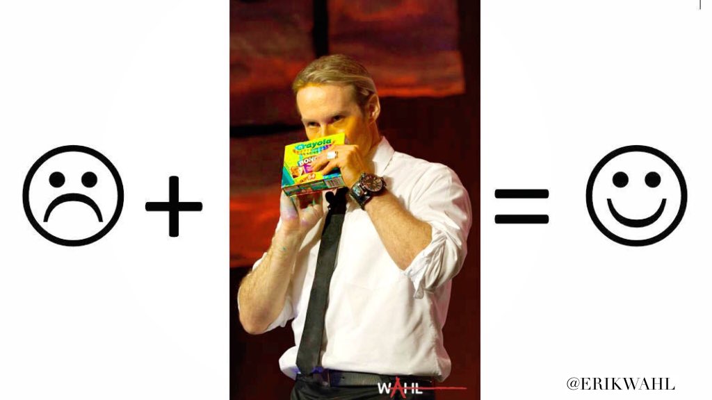 ErikWahl's tweet photo. Feeling anxious? Research says Smelling #crayola reduces bloodpressure in adults by 10 pts https://t.co/E8LA2pI1Oc