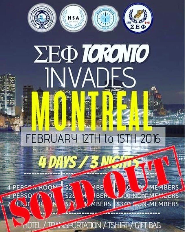 For the FIRST time EVER in SEF history we are completely SOLD OUT! 2nd deposit is due NO LATER THAN DEC 18th 2015!