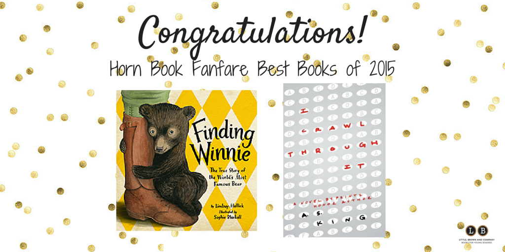 lbschool's tweet photo. Yay! @lindsaymattick @SophieBlackall @AS_King @HornBook #Fanfare15 https://t.co/fXcWYQMxxP