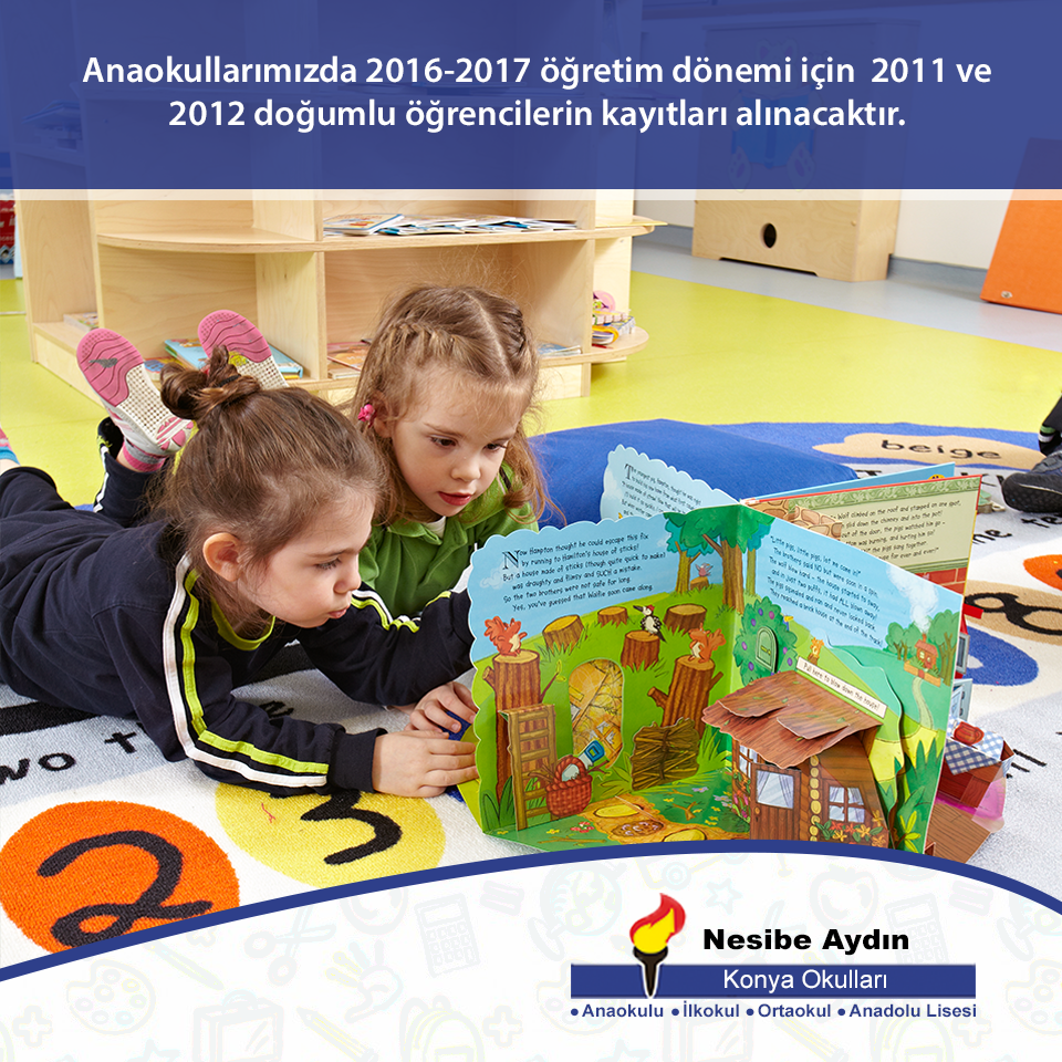 NesibeAydinKNY's tweet photo. Anaokullarımızda 2016-2017 öğretim dönemi için 2011 ve 2012 doğumlu öğrencilerin kayıtları alınacaktır. https://t.co/oxHqLbPTh0