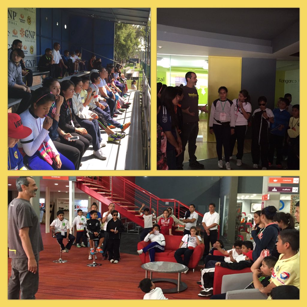 DIFCDMX's tweet photo. Como un #DFHH al esparcimiento, Niñas y Niños Talento disfrutaron de la visita a las instalaciones del @ClubAmerica https://t.co/ioFAGQGgzZ