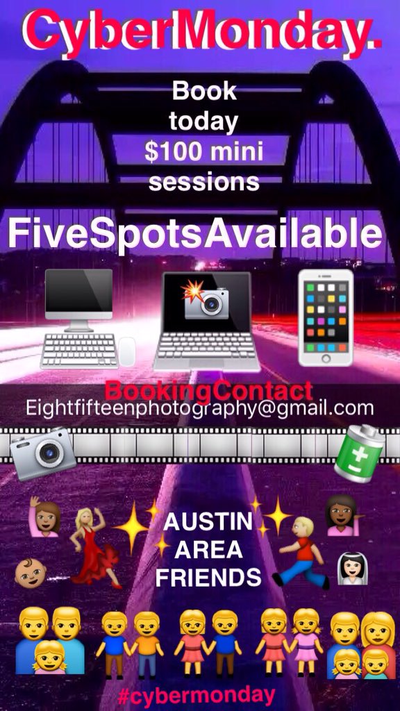 815ATX's tweet photo. Oh HAI 🎁🛍 #CyberMonday #eightfifteenphotography #austinphotography #austin #photosessions https://t.co/wmEEw9lfEG