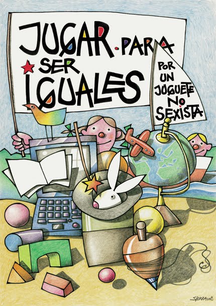 Mariaanru46's tweet photo. Jugar para ser IGUALES. Por un juguete no sexista. https://t.co/rPEfKFvdeE