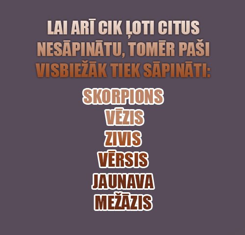 AstroZinas's tweet photo. #SKORPIONS, #VĒZIS, #ZIVIS, #VĒRSIS, #JAUNAVA, #MEŽĀZIS https://t.co/vtzxlIEPqG