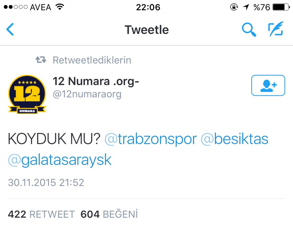 Ulan adamlar Trabzon'u yenip Galatasaray ile Beşiktaş'a atar yapıyor, resmen şizo olmuş bunlar ya!