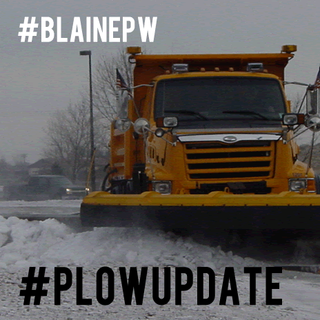 BlaineMN's tweet photo. #BlainePW #PlowUpdate Given the latest forecast, plowing operations will begin 12/1 at 2am, drive safely. https://t.co/mRzQk00IwY