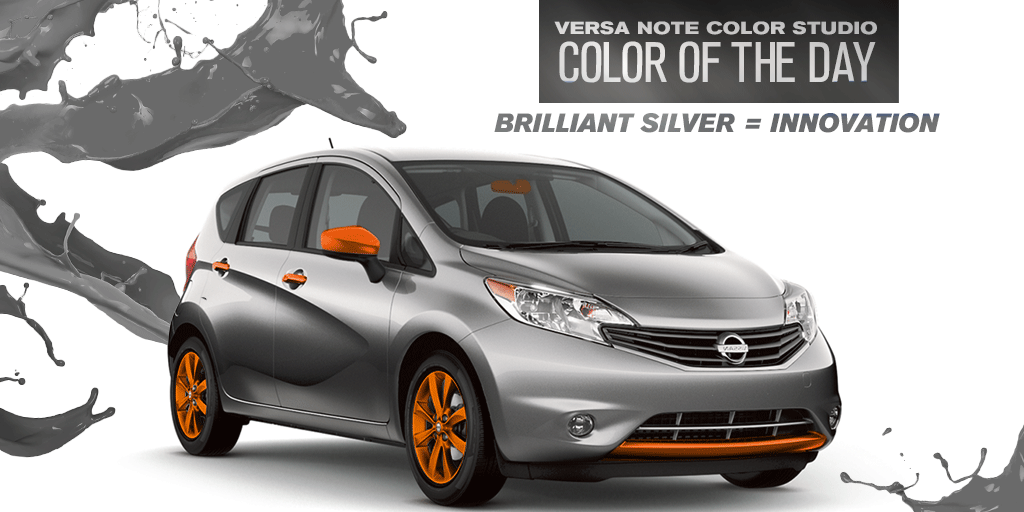 NissanUSA's tweet photo. Tweet a photo of something Brilliant Silver w/ #VersaNoteColorContest for chance to win $100 https://t.co/7mDq6yAZ0V https://t.co/FpmKGoWLsg