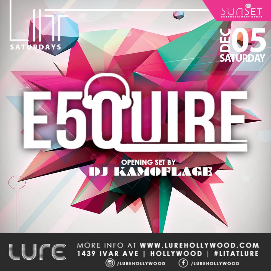 Got the Monday blues? Don't you worry we're back at it with DJ_e5quire on the decks this #LITSaturday!!
