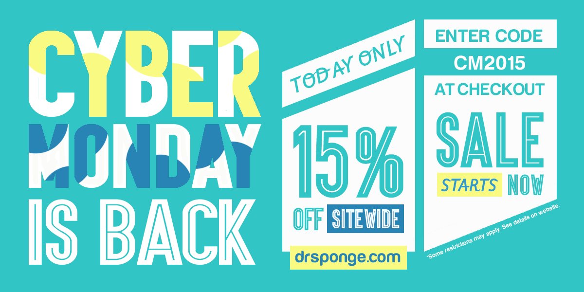 DoctorSponge's tweet image. Our #sustainable sponges are best #stockingstuffers &amp;amp; they're part of our #CyberMonday #Sale drsponge.com