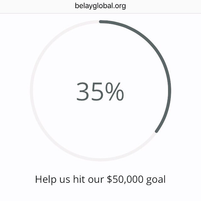 jboiles's tweet photo. Huge start #GivingTuesday $17,700. Join us! https://t.co/Ti2oSBTBxL #harnesshope @BelayGlobal https://t.co/0JBc80Kqta