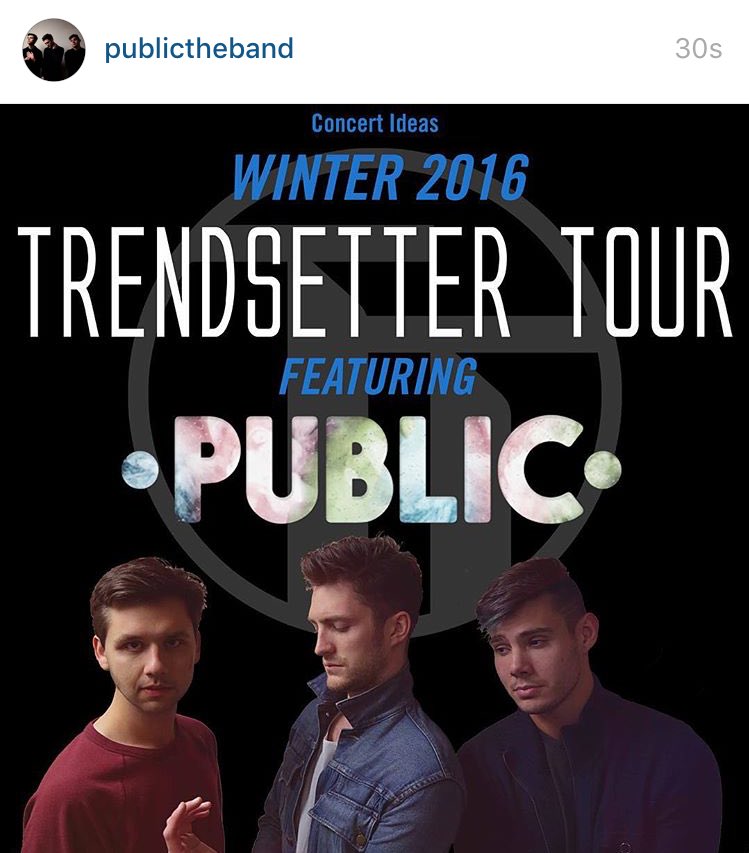 abbystanfordx's tweet photo. @PUBLICTHEBAND IS HEADLINING THE TRENDSETTER TOUR!!!! IM SO PROUD AND HAPPY AND EXCITED!!!! • #dottribe • https://t.co/uEcSA1GHBA