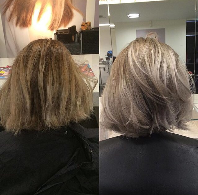 HugMeGosh's tweet image. I'm gonna dye my hair from to first to the second and i'm way toooo excited