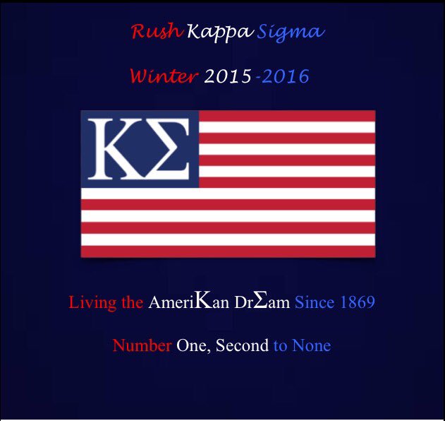 KappaSigmaJWU's tweet image. Winter Rush is approaching soon. Get ready! For more information, contact @nickkalas34! #NumberOneSecondToNone 🇮🇹⭐️🌙