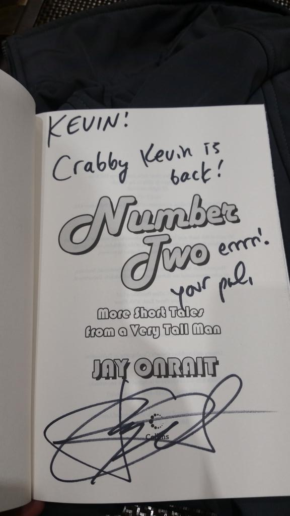 CrabbyJoeAurora's tweet image. This man is a Jem! We miss @JayOnrait and @fs1otoole everyday! #JayOnrait @crabbyjoes #Errrrrrrrr