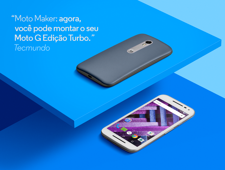 MotorolaBR's tweet photo. No https://t.co/zXBgZoTERQ vc deixa o seu Moto G Edição Turbo do jeito que quiser (▰˘v˘▰) -> https://t.co/RA7OtypvL8 https://t.co/h2eyFPHoFj