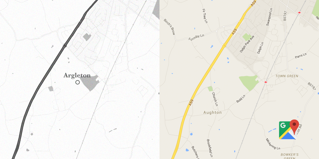 The non-existent “paper town” of Argleton, UK, was discovered in 2009. Even experts have no idea how it got there!