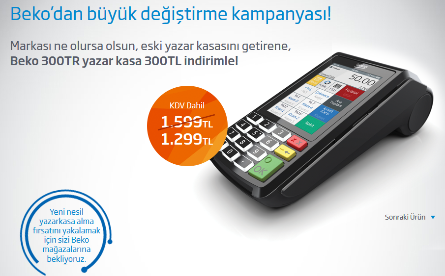 Beko pos yazarkasa kampanyası -#beko-#kobi  kobi-tv.com/beko-pos-yazar…