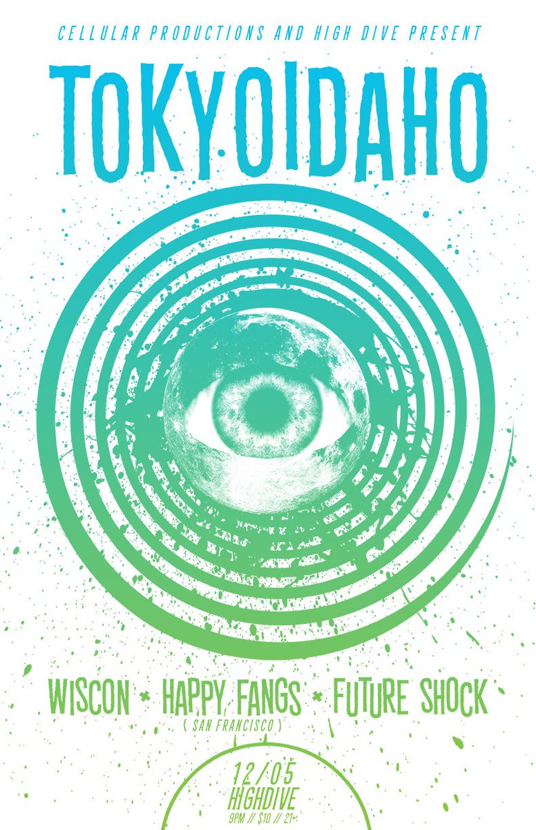 FutureShockers's tweet image. This Sat at @HighDiveSeattle we'll be joining @ @wisconseattle @HappyFangs &amp;amp; #tokyoidaho- facebook.com/events/9431260…