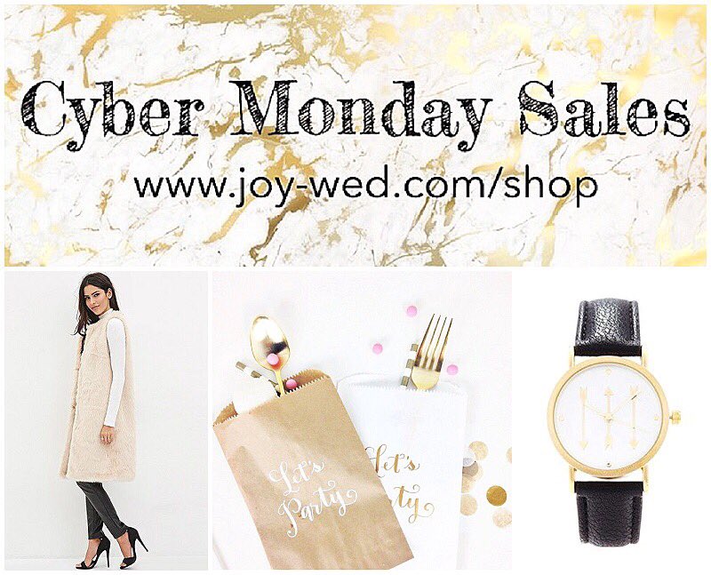 Fabulous #CyberMonday sales!!! joy-wed.com/blog/cyber-mon…