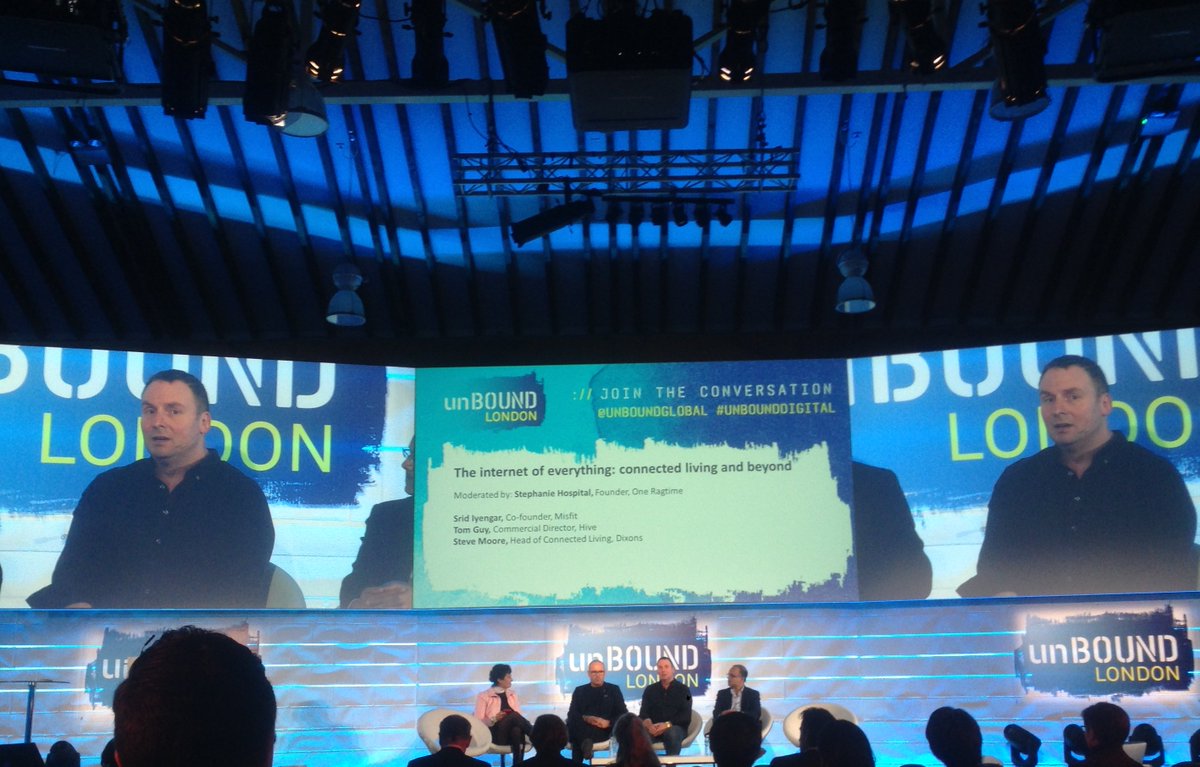 TFC_London's tweet photo. Listening in at @unboundglobal 'one focused product can disrupt an industry' #unbounddigital https://t.co/vMLLJoIHB9