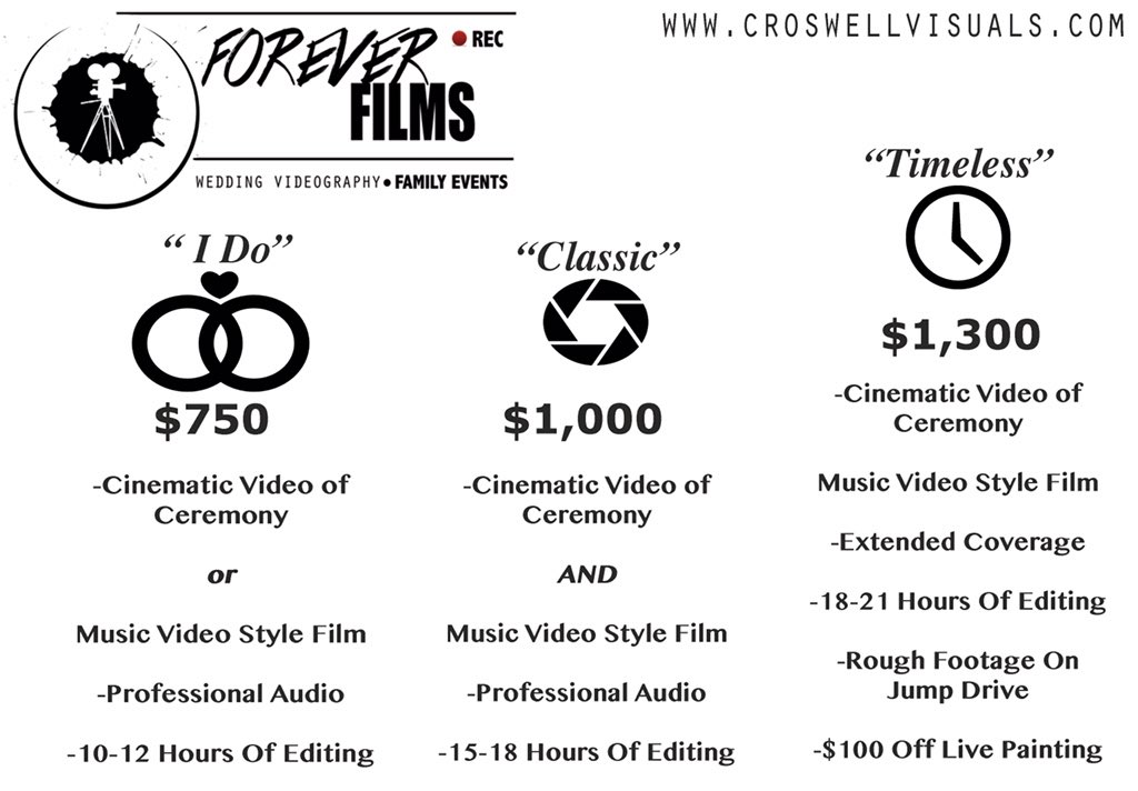 iCroswell's tweet photo. Wedding 🎥 Packages #foreverfilms https://t.co/XQu9Q0xjvP