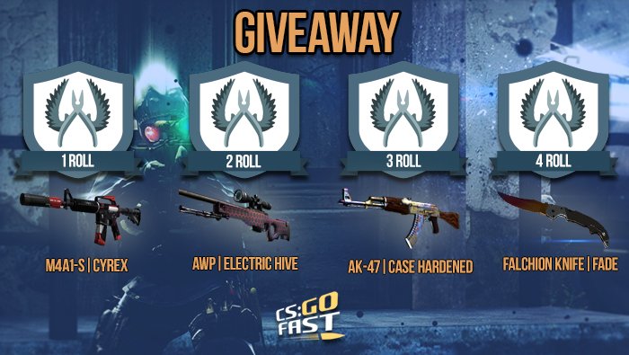 csgofast_x's tweet image. Another one giveaway:)
More info at csgofast.com
#csgo #CSGOgiveaway #CSGOSkins #csgofast