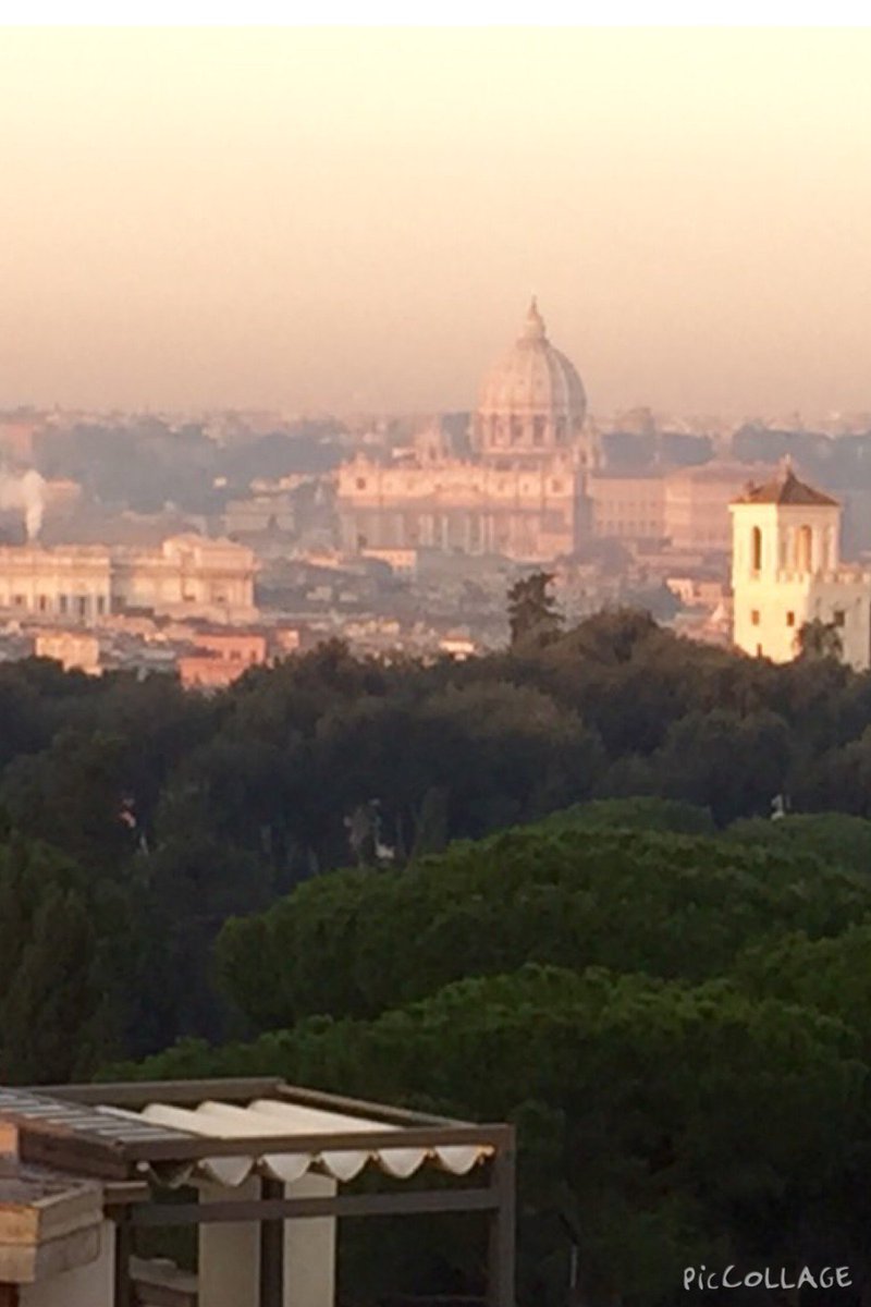 LidiaBastianich's tweet photo. Happy to be back in Rome!  St. Peter's Basilica at dawn.  #LidiasTravels  #EternalCity #LidiasMasteringtheArt https://t.co/GmOQCdZuIQ