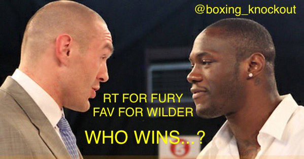 boxingdailycom's tweet photo. To Unify The HeavyWeight Division.

RT for Fury  @Tyson_Fury

FAV for Wilder   @BronzeBomber

@boxing_knockout https://t.co/o6DjtZMFI8