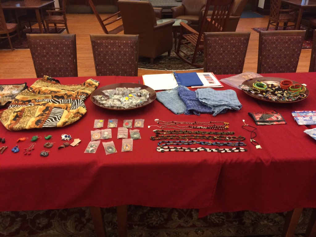 Come by for free hot chocolate, free treats and lots of fair trade goods to buy! We're here till 6:00
