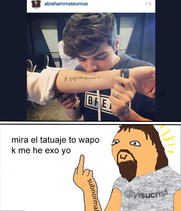 yisucrist's tweet photo. me exabais d menos, abrahamers? https://t.co/0FAxS04ZrT