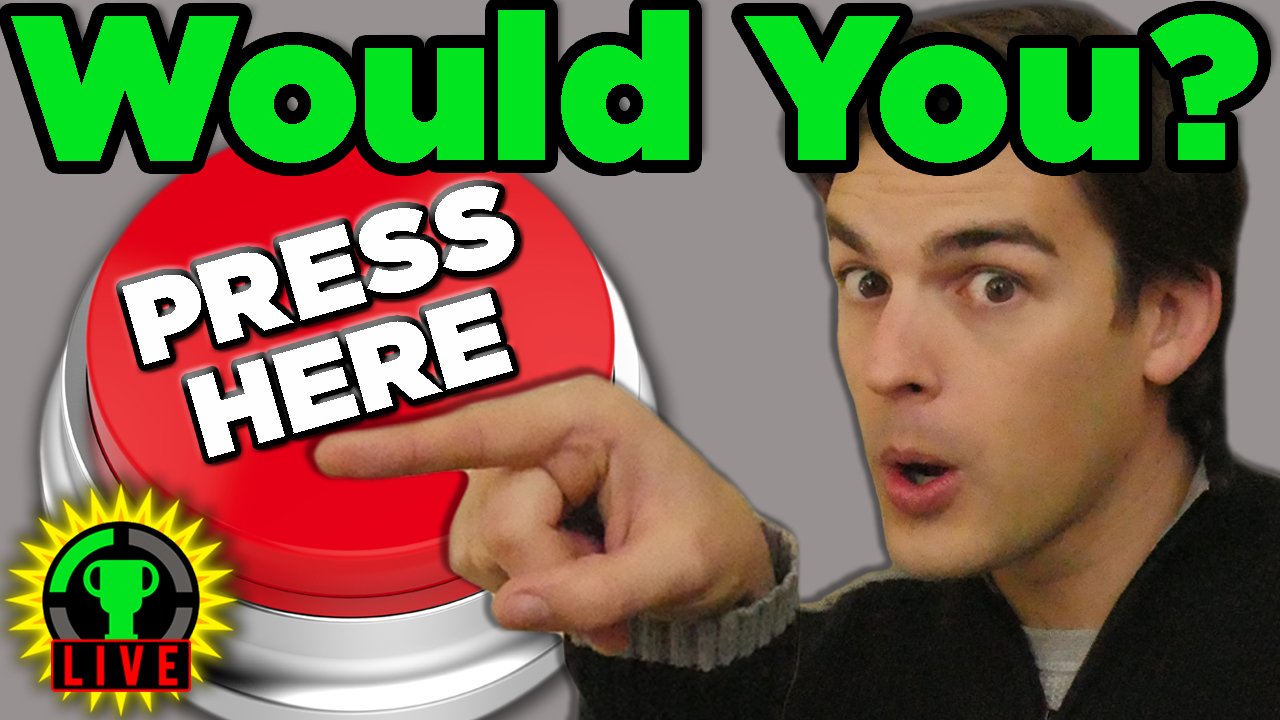 MatPat on X: Will I PRESS THE BUTTON? The suspense is KILLING ME! #GTLIve  today at 4pm PT/7pm ET on !  / X