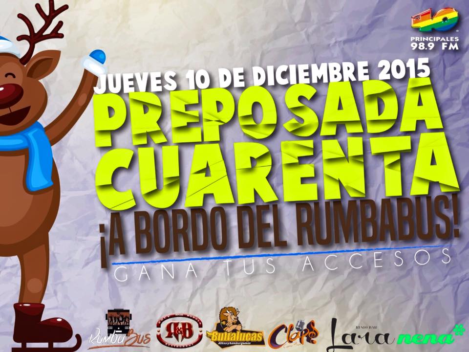 Los40Ver's tweet photo. Tú tienes que estar en el #RumbaBus en la #Preposada40 y #40Principales #Veracruz te da tus accesos, escucha 98.9FM https://t.co/toVy78feQC