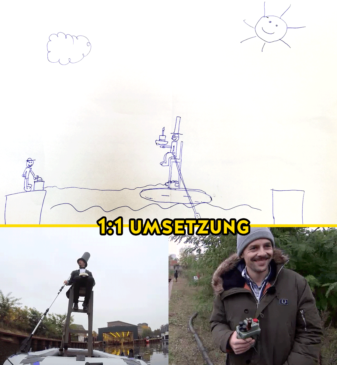 expertefueralle's tweet photo. Danke an die Requisite, die diese ausgefeilte Skizze in die Realität umgesetzt hat <3 #HalliGalli https://t.co/2sK7tMqyQp