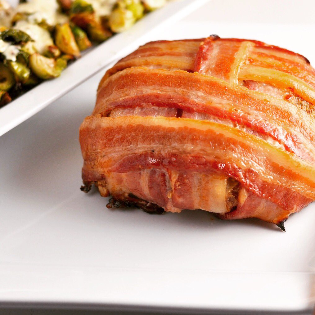 ModLowCarb's tweet image. #bacon #meatloaf = the perfect antidote to all that turkey. #RECIPE at bit.ly/1NEJnFE #lowcarb #keto #gf