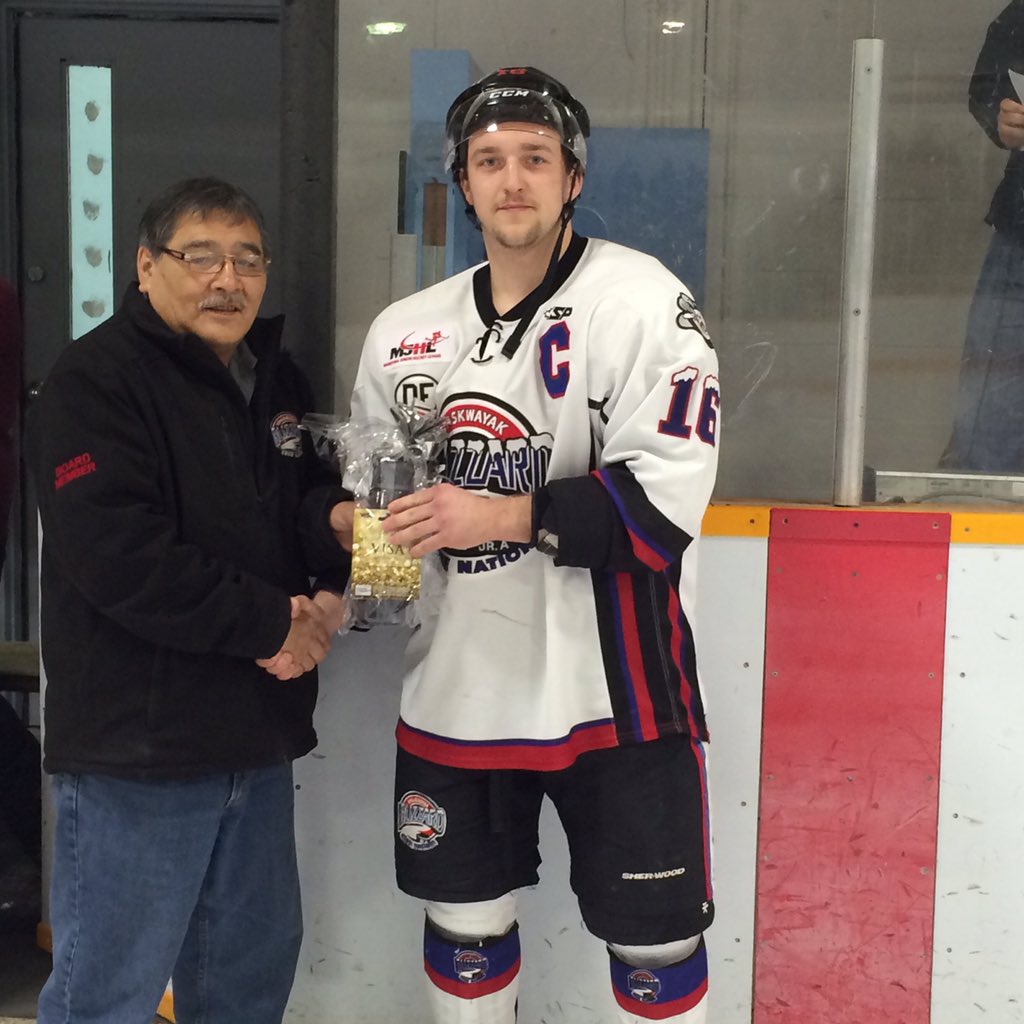 NorManBlizzJrA's tweet photo. @loganharland winning the Manitoba Liquor &amp; Gaming Impact Player of the Month! #ocnblizzard #mjhl #blizz20 https://t.co/660oz34GYi