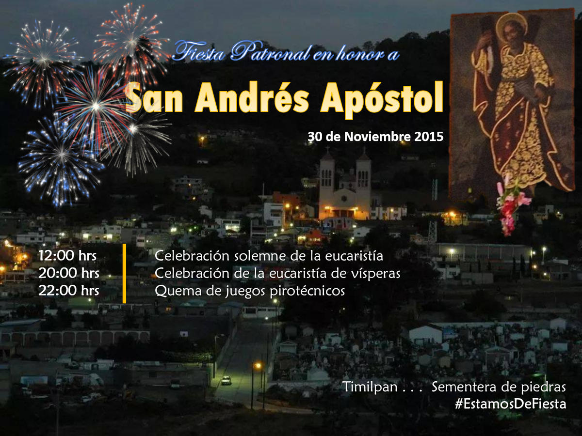 TimilpanMexico's tweet photo. Seguimos de fiesta
#Timilpan 2015
San Andres Apóstol https://t.co/1SBjnFDUbB