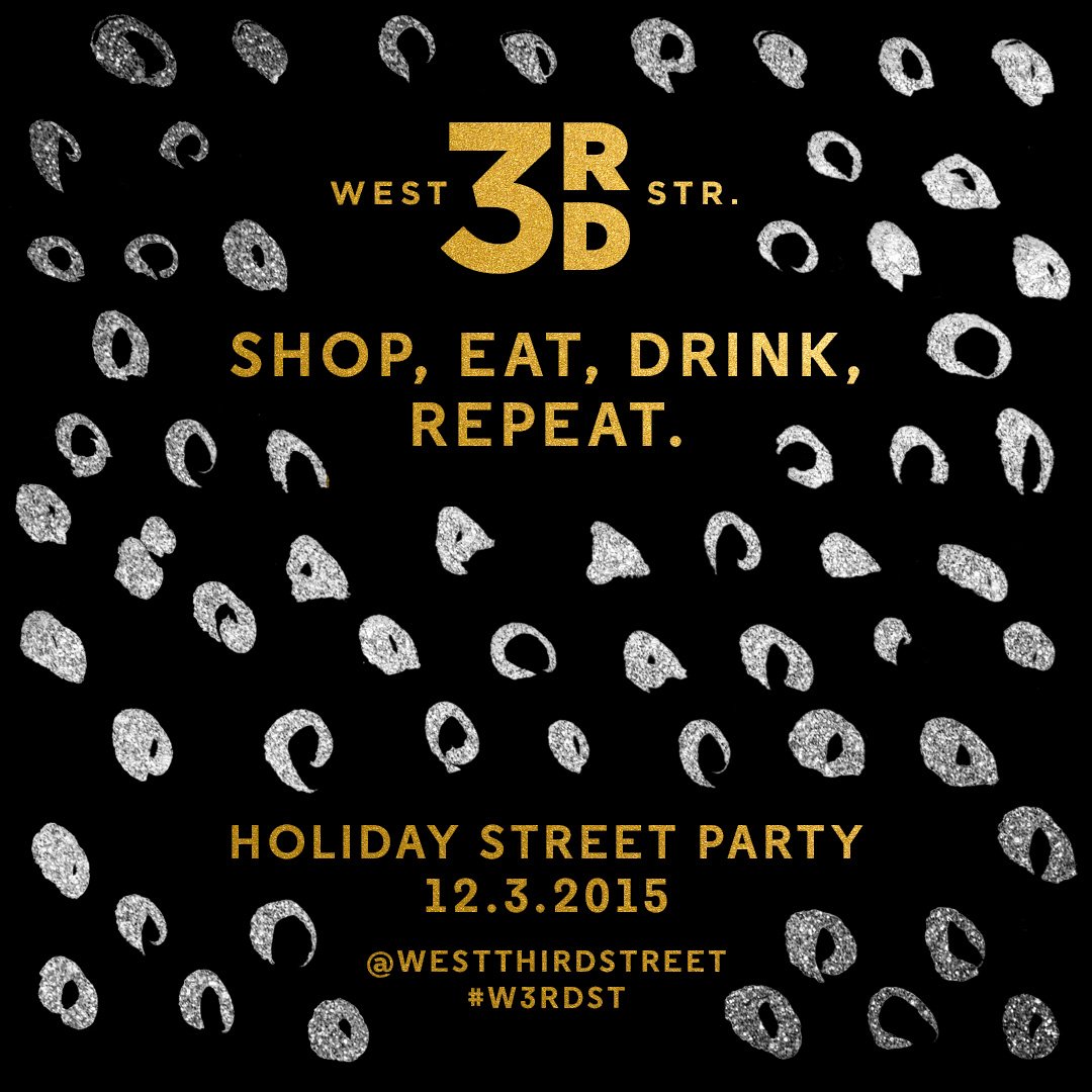 Join us &amp; <a href="/WestThirdStreet/">WEST 3RD STREET</a> for free wine tasting with dinner, or 20% off select bottles &amp; glasses of <a href="/1111Wines/">ElevenEleven Wines</a> !