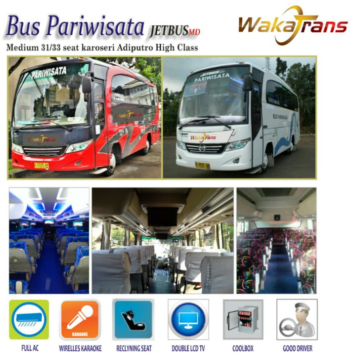 wakatrans's tweet photo. WAKATRANS Bus Executive,
Fasilitas: Tv, Karaoke, Bantal, Selimut, Coolbox
Call (+62)22-7319382
#Wakatrans https://t.co/SiqObG5VEi