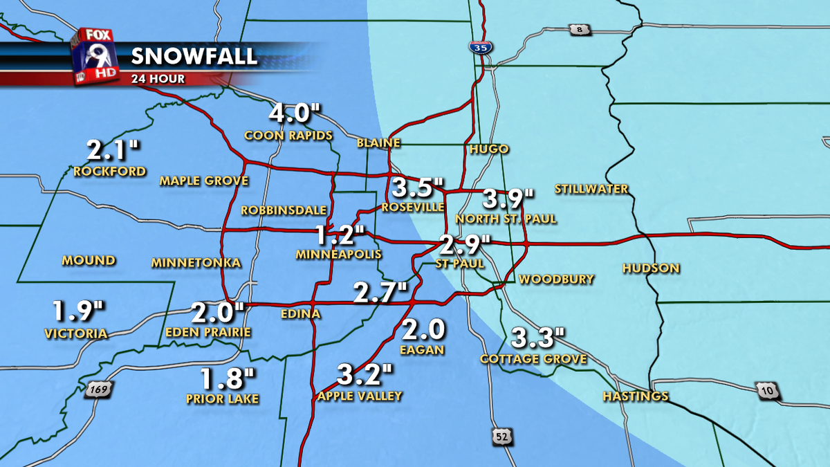 ian_leonard's tweet image. Snow totals so far today, and as snow continues overnight the #hasslefactor is high for the morning commute @myfox9