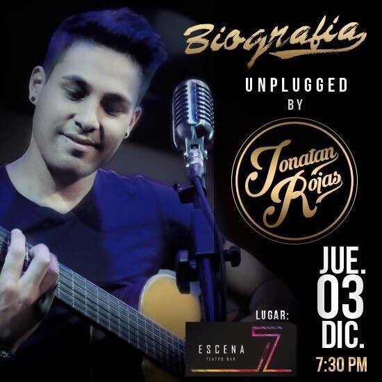 PedroLoliPeru's tweet image. Este JUEVES a las 7pm en el Teatro Bar "Escena7" (Grau 701 Barranco) Jonatan Rojas en un lindo concierto unplugged