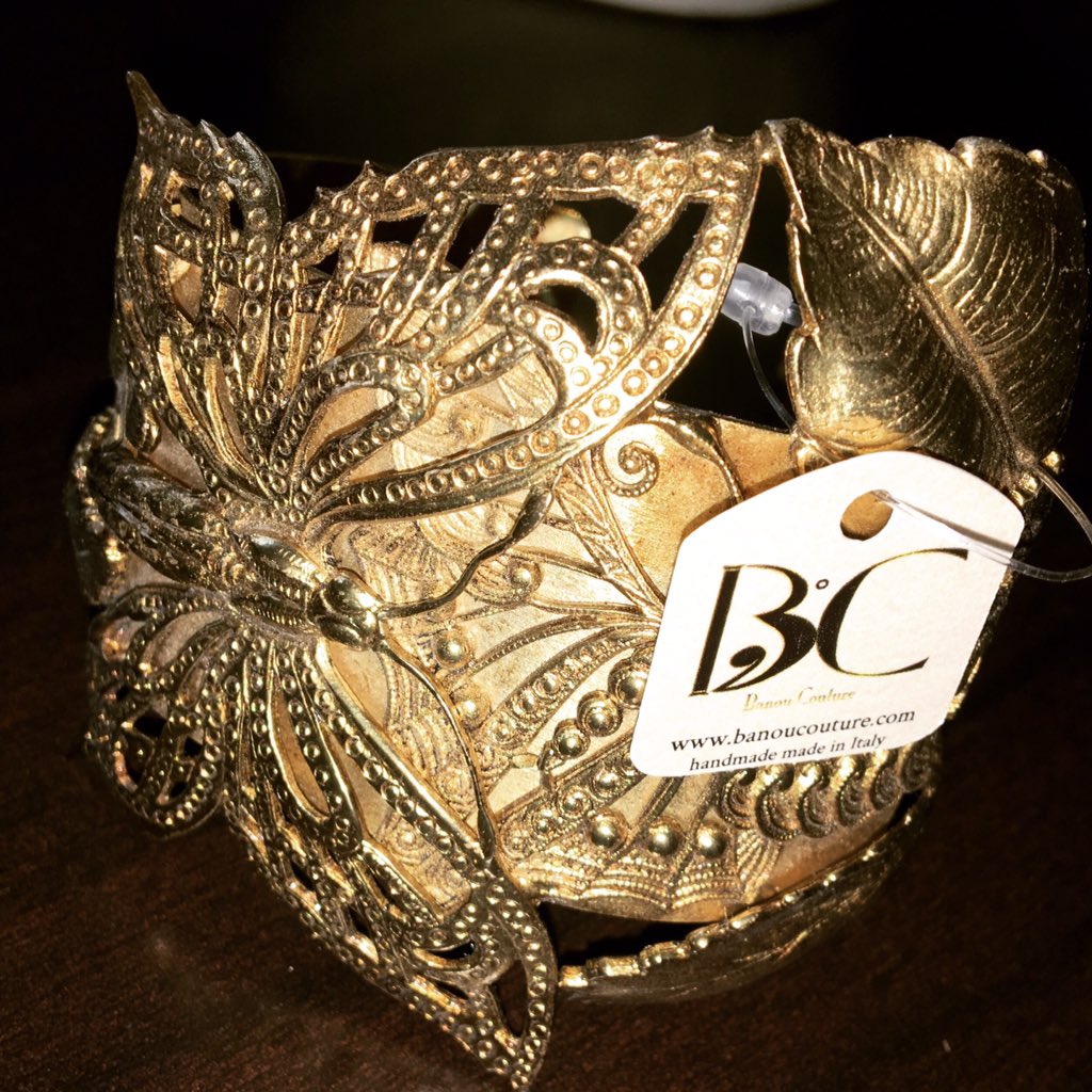 BanouCouture's tweet photo. Beautiful butterfly bracelet just arrived . Made in Italy #madeinitaly #handmadejewelry #banoucouturetrademark https://t.co/K9GyvG6mHP