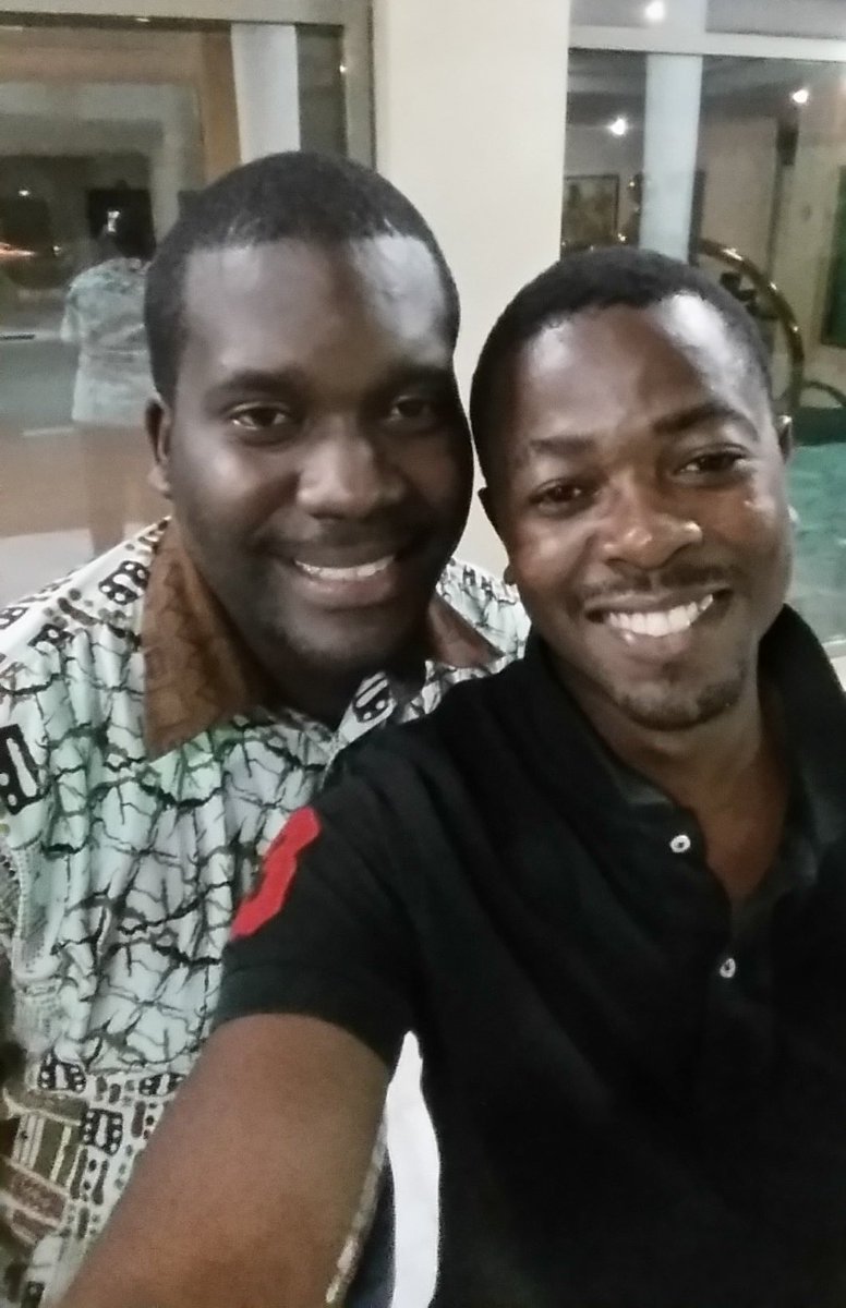 toussine's tweet photo. @Verone Mankou (CEO de @vmktech) et moi quelque part à Lomé. Content de te revoir Chef #fb https://t.co/KgFo3x4zcG