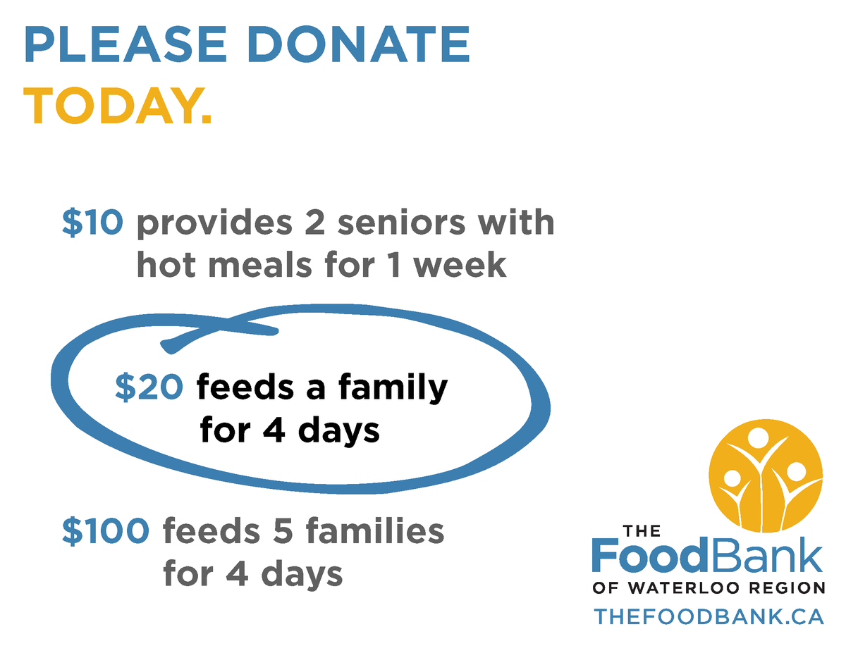 FoodBankWatReg's tweet photo. Today's #GivingTuesdayWR! You can change lives https://t.co/RXBeOFVnbD https://t.co/RvnqSg1t6e