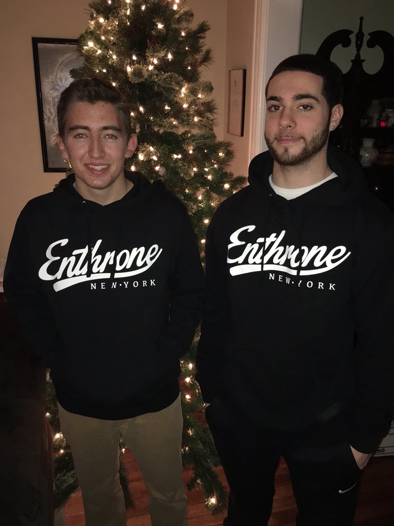 Happy Cyber Monday go hit up the site Enthroneclothing.com!! New hoodie comes with a free tee shirt #Enthrone